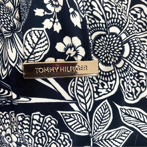 Tommy Hilfiger Parakeet Park Tie Waist Sleeveless Dress Size 8 - Picture 6 of 9